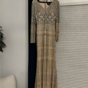 Gold/Silver Beaded Gown